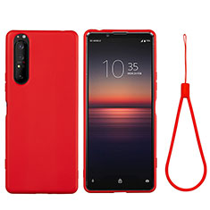 Ultra-thin Silicone Gel Soft Case 360 Degrees Cover S01 for Sony Xperia 1 IV Red