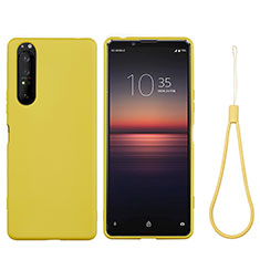 Ultra-thin Silicone Gel Soft Case 360 Degrees Cover S01 for Sony Xperia 5 III SO-53B Yellow