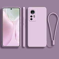 Ultra-thin Silicone Gel Soft Case 360 Degrees Cover S01 for Xiaomi Mi 12X 5G Clove Purple
