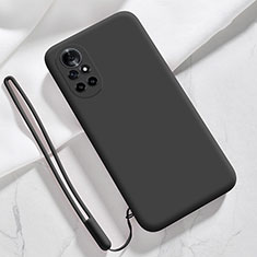 Ultra-thin Silicone Gel Soft Case 360 Degrees Cover S02 for Huawei Nova 8 5G Black