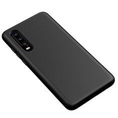 Ultra-thin Silicone Gel Soft Case 360 Degrees Cover S02 for Huawei P30 Black