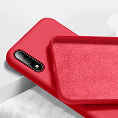 Ultra-thin Silicone Gel Soft Case 360 Degrees Cover S02 for Huawei Y9 Prime (2019) Red