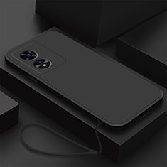 Ultra-thin Silicone Gel Soft Case 360 Degrees Cover S02 for Oppo A1 5G Black