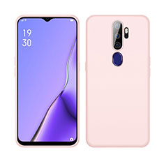 Ultra-thin Silicone Gel Soft Case 360 Degrees Cover S02 for Oppo A11X Pink