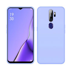 Ultra-thin Silicone Gel Soft Case 360 Degrees Cover S02 for Oppo A11X Purple