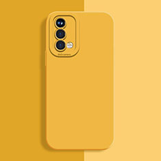 Ultra-thin Silicone Gel Soft Case 360 Degrees Cover S02 for Oppo A93 5G Yellow