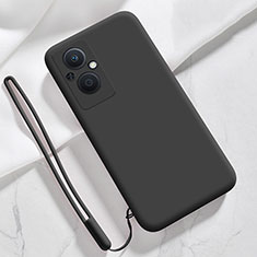 Ultra-thin Silicone Gel Soft Case 360 Degrees Cover S02 for Oppo F21 Pro 5G Black