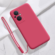 Ultra-thin Silicone Gel Soft Case 360 Degrees Cover S02 for Oppo F21 Pro 5G Red