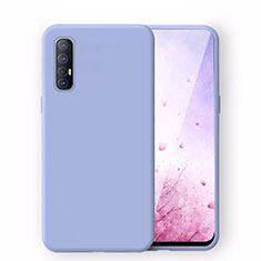 Ultra-thin Silicone Gel Soft Case 360 Degrees Cover S02 for Oppo Find X2 Neo Sky Blue