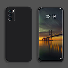 Ultra-thin Silicone Gel Soft Case 360 Degrees Cover S02 for Oppo Reno6 5G Black