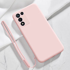 Ultra-thin Silicone Gel Soft Case 360 Degrees Cover S02 for Realme Q3s 5G Pink