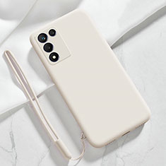 Ultra-thin Silicone Gel Soft Case 360 Degrees Cover S02 for Realme Q3s 5G White