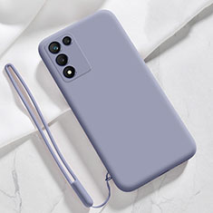 Ultra-thin Silicone Gel Soft Case 360 Degrees Cover S02 for Realme Q3t 5G Lavender Gray