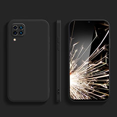 Ultra-thin Silicone Gel Soft Case 360 Degrees Cover S02 for Samsung Galaxy A12 Nacho Black