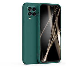 Ultra-thin Silicone Gel Soft Case 360 Degrees Cover S02 for Samsung Galaxy A22 4G Midnight Green