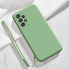 Ultra-thin Silicone Gel Soft Case 360 Degrees Cover S02 for Samsung Galaxy A32 4G Matcha Green