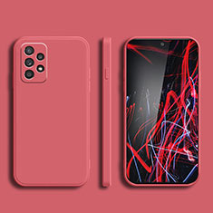 Ultra-thin Silicone Gel Soft Case 360 Degrees Cover S02 for Samsung Galaxy A73 5G Red