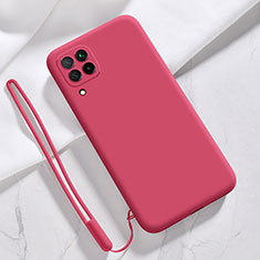 Ultra-thin Silicone Gel Soft Case 360 Degrees Cover S02 for Samsung Galaxy F22 4G Hot Pink