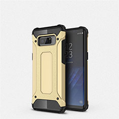 Ultra-thin Silicone Gel Soft Case 360 Degrees Cover S02 for Samsung Galaxy Note 8 Gold