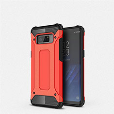 Ultra-thin Silicone Gel Soft Case 360 Degrees Cover S02 for Samsung Galaxy Note 8 Red