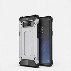 Ultra-thin Silicone Gel Soft Case 360 Degrees Cover S02 for Samsung Galaxy Note 8 Silver