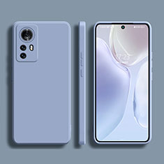 Ultra-thin Silicone Gel Soft Case 360 Degrees Cover S02 for Xiaomi Mi 12X 5G Lavender Gray