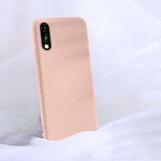 Ultra-thin Silicone Gel Soft Case 360 Degrees Cover S03 for Huawei P Smart Z (2019) Pink