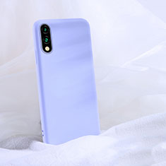 Ultra-thin Silicone Gel Soft Case 360 Degrees Cover S03 for Huawei Y9 Prime (2019) Purple