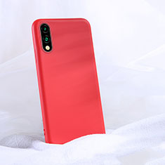 Ultra-thin Silicone Gel Soft Case 360 Degrees Cover S03 for Huawei Y9 Prime (2019) Red