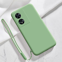 Ultra-thin Silicone Gel Soft Case 360 Degrees Cover S03 for Oppo A97 5G Green