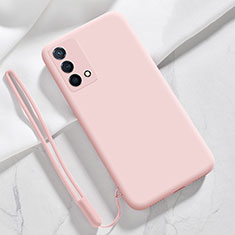 Ultra-thin Silicone Gel Soft Case 360 Degrees Cover S03 for Oppo K9 5G Pink