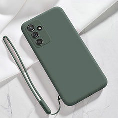 Ultra-thin Silicone Gel Soft Case 360 Degrees Cover S03 for Samsung Galaxy A15 4G Midnight Green