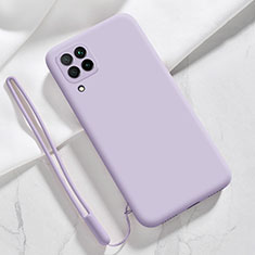 Ultra-thin Silicone Gel Soft Case 360 Degrees Cover S03 for Samsung Galaxy A22 4G Clove Purple