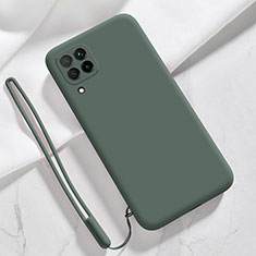 Ultra-thin Silicone Gel Soft Case 360 Degrees Cover S03 for Samsung Galaxy A22 4G Midnight Green