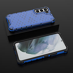 Ultra-thin Silicone Gel Soft Case 360 Degrees Cover S03 for Samsung Galaxy S21 Plus 5G Blue