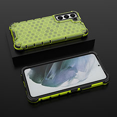 Ultra-thin Silicone Gel Soft Case 360 Degrees Cover S03 for Samsung Galaxy S22 5G Green