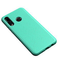 Ultra-thin Silicone Gel Soft Case 360 Degrees Cover S04 for Huawei Nova 4e Cyan