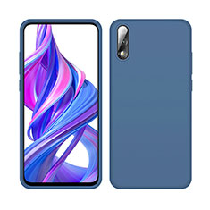 Ultra-thin Silicone Gel Soft Case 360 Degrees Cover S04 for Huawei P Smart Z (2019) Blue