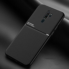 Ultra-thin Silicone Gel Soft Case 360 Degrees Cover S04 for Oppo A11 Black