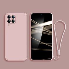 Ultra-thin Silicone Gel Soft Case 360 Degrees Cover S04 for Samsung Galaxy A22 4G Pink