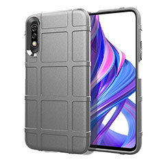 Ultra-thin Silicone Gel Soft Case 360 Degrees Cover S05 for Huawei P Smart Z (2019) Gray