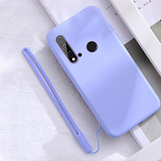 Ultra-thin Silicone Gel Soft Case 360 Degrees Cover S05 for Huawei P20 Lite (2019) Purple