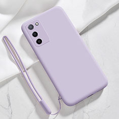 Ultra-thin Silicone Gel Soft Case 360 Degrees Cover S05 for Oppo A53s 5G Clove Purple