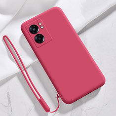 Ultra-thin Silicone Gel Soft Case 360 Degrees Cover S05 for Oppo A57 5G Red