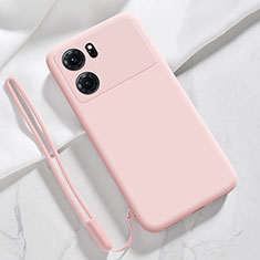 Ultra-thin Silicone Gel Soft Case 360 Degrees Cover S05 for Oppo K10 5G Pink