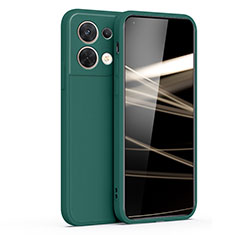 Ultra-thin Silicone Gel Soft Case 360 Degrees Cover S05 for Oppo Reno8 Pro+ Plus 5G Green