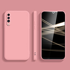 Ultra-thin Silicone Gel Soft Case 360 Degrees Cover S05 for Samsung Galaxy A90 5G Pink