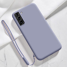 Ultra-thin Silicone Gel Soft Case 360 Degrees Cover S05 for Samsung Galaxy S24 Plus 5G Lavender Gray