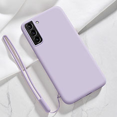 Ultra-thin Silicone Gel Soft Case 360 Degrees Cover S05 for Samsung Galaxy S24 Plus 5G Purple