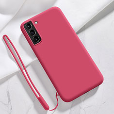 Ultra-thin Silicone Gel Soft Case 360 Degrees Cover S05 for Samsung Galaxy S25 5G Red